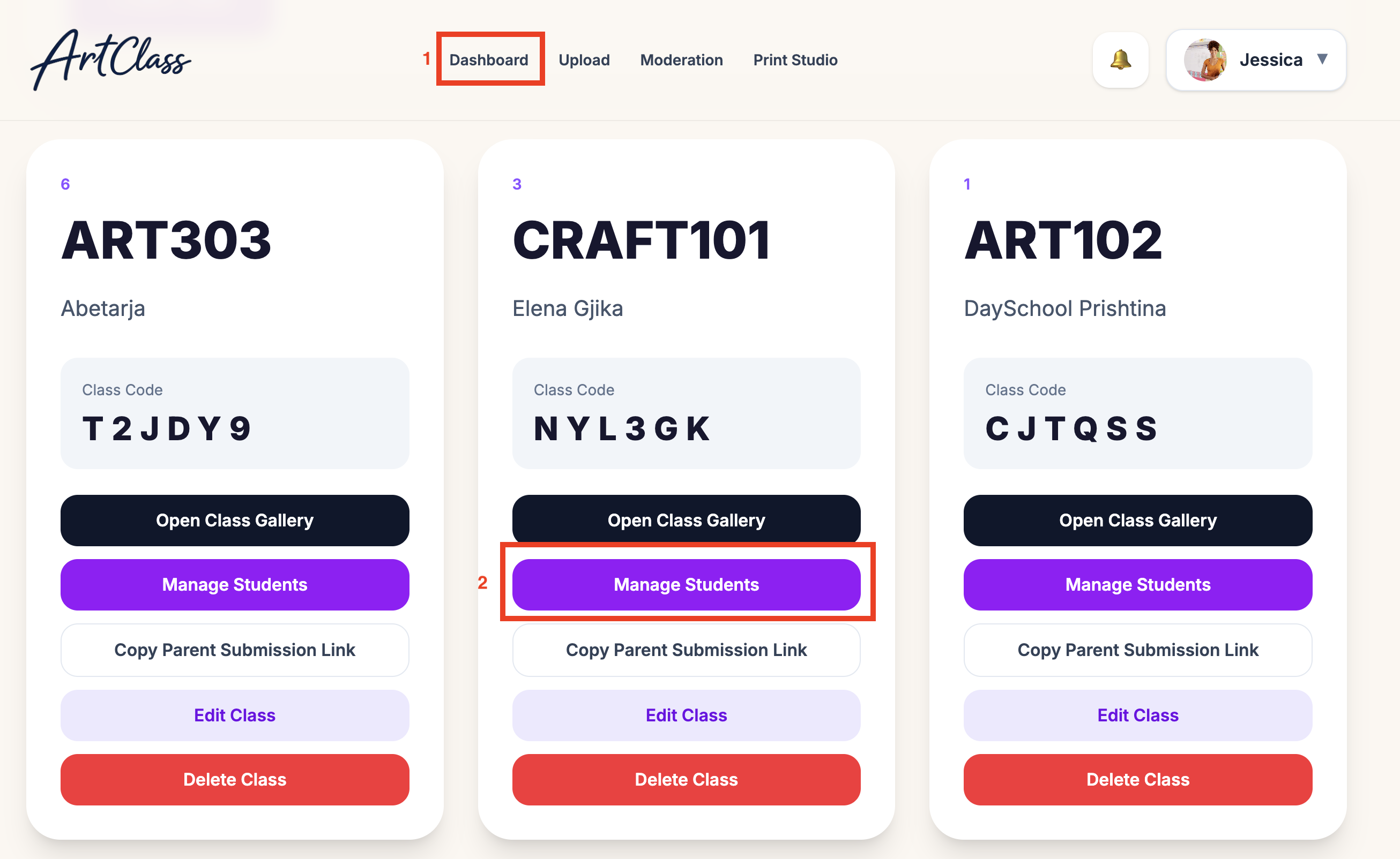 Add & Manage Students